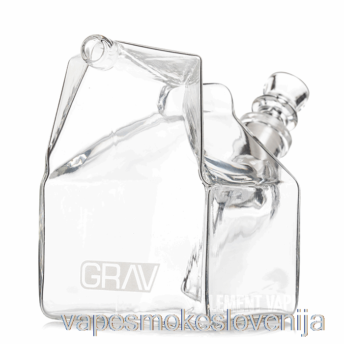 Vape Za Enkratno Uporabo Grav Milk Carton Glass Bubbler Clear